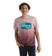 CHAMPION Custom Unisex Classic Jersey Dip Dye T-Shirt