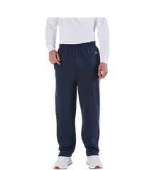 CHAMPION Custom Men's Adult Powerblend Open-Bottom Fleece Pant with Pockets