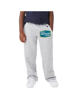CHAMPION Custom Youth Powerblend Open-Bottom Fleece Pant with Pockets