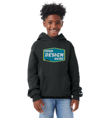 CHAMPION Custom Youth Powerblend Pullover Hooded Sweatshirt