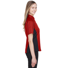 NORTH END Custom Ladies' Fuse Colorblock Twill Shirt
