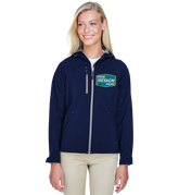 NORTH END Custom Ladies' Prospect Two-Layer Fleece Bonded Soft Shell Hooded Jacket