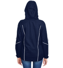 NORTH END Custom Ladies' Angle 3-in-1 Jacket with Bonded Fleece Liner