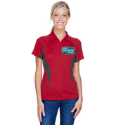 NORTH END Custom Ladies' Serac UTK CoolLogik Performance Zippered Polo