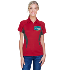 NORTH END Custom Ladies' Serac UTK CoolLogik Performance Zippered Polo