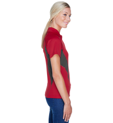 NORTH END Custom Ladies' Serac UTK CoolLogik Performance Zippered Polo