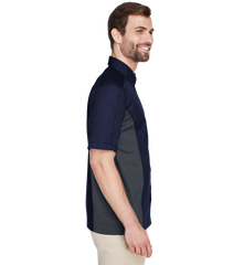 NORTH END Custom Men's Tall Fuse Colorblock Twill Shirt