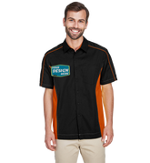 NORTH END Custom Men's Fuse Colorblock Twill Shirt