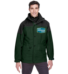NORTH END Custom Men's Adult 3-in-1 Two-Tone Parka