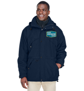 NORTH END Custom Men's Adult 3-in-1 Parka with Dobby Trim