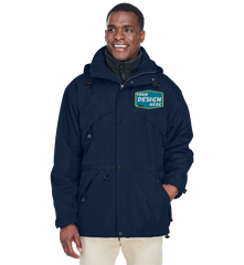NORTH END Custom Men's Adult 3-in-1 Parka with Dobby Trim