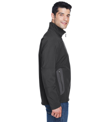 NORTH END Custom Men's Three-Layer Fleece Bonded Soft Shell Technical Jacket
