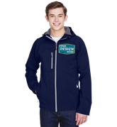NORTH END Custom Men's Prospect Two-Layer Fleece Bonded Soft Shell Hooded Jacket