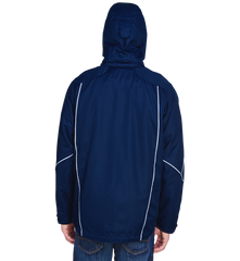 NORTH END Custom Men's Angle 3-in-1 Jacket with Bonded Fleece Liner