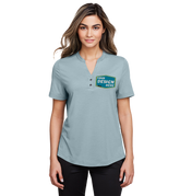 NORTH END Custom Ladies' JAQ Snap-Up Stretch Performance Polo