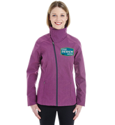 NORTH END Custom Ladies' Edge Soft Shell Jacket with Convertible Collar