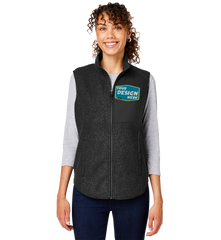 NORTH END Custom Ladies' Aura Sweater Fleece Vest