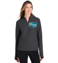 NORTH END Custom Ladies' Spirit Textured Quarter-Zip