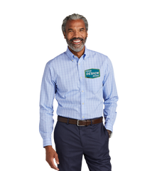 Brooks Brothers Custom Men's Wrinkle-Free Stretch Patterned Shirt