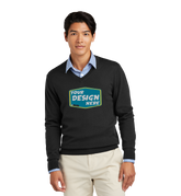 Brooks Brothers Custom Men's Washable Merino V-Neck Sweater