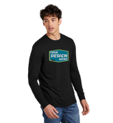 District Custom Men's Perfect Blend CVC Long Sleeve Tee