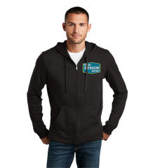 District Custom Men's Jersey Full-Zip Hoodie