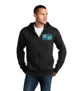 District Custom Men's Perfect Weight Fleece Full-Zip Hoodie
