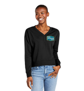 District Custom Women's Perfect Tri Fleece V-Neck Sweatshirt