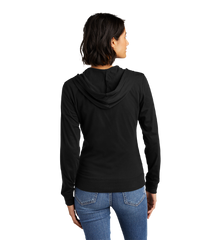 District Custom Women's Fitted Jersey Full-Zip Hoodie