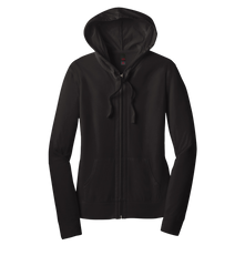 District Custom Women's Fitted Jersey Full-Zip Hoodie