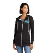 District Custom Women's Perfect Tri French Terry Full-Zip Hoodie