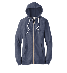 District Custom Women's Perfect Tri French Terry Full-Zip Hoodie