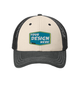 District Custom Unisex Tri-Tone Mesh Back Cap