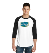 District Custom Men's Very Important Tee 3/4-Sleeve Raglan