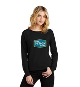 District Custom Women's Featherweight French Terry Long Sleeve Crewneck