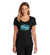 District Custom Women's Flex Scoop Neck Tee