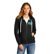 District Custom Women's Re-Fleece Full-Zip Hoodie