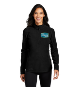 EDDIE BAUER Custom Ladies 1/2-Zip Microfleece Jacket.
