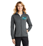 EDDIE BAUER Custom Ladies Full-Zip Heather Stretch Fleece Jacket.