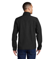 EDDIE BAUER Custom Men's Shaded Crosshatch Soft Shell Jacket.