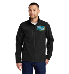 EDDIE BAUER Custom Men's Shaded Crosshatch Soft Shell Jacket.