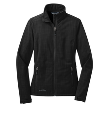 EDDIE BAUER Custom Ladies Shaded Crosshatch Soft Shell Jacket.