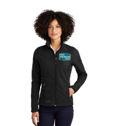 EDDIE BAUER Custom Ladies Shaded Crosshatch Soft Shell Jacket.