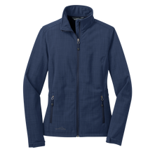 EDDIE BAUER Custom Ladies Shaded Crosshatch Soft Shell Jacket.