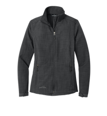 EDDIE BAUER Custom Ladies Shaded Crosshatch Soft Shell Jacket.