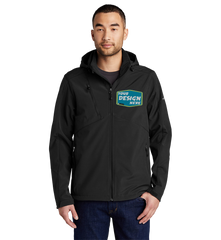 EDDIE BAUER Custom Men's Hooded Soft Shell Parka.