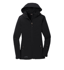 EDDIE BAUER Custom Ladies Hooded Soft Shell Parka.