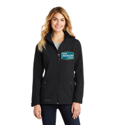 EDDIE BAUER Custom Ladies Hooded Soft Shell Parka.