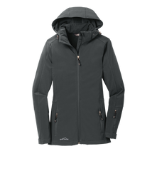 EDDIE BAUER Custom Ladies Hooded Soft Shell Parka.