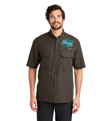 EDDIE BAUER Custom Men's - Short Sleeve Performance Fishing Shirt.